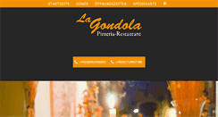 Desktop Screenshot of pizzeria-lagondola.net