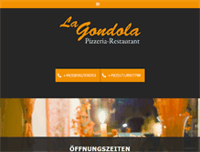 Tablet Screenshot of pizzeria-lagondola.net